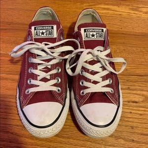 Maroon Converse